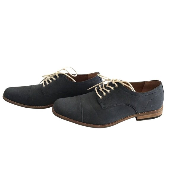 PERRY ELLIS- MENS NAVY COMFY LACE UP SHOES SIZE 11.5 - Picture 1 of 9